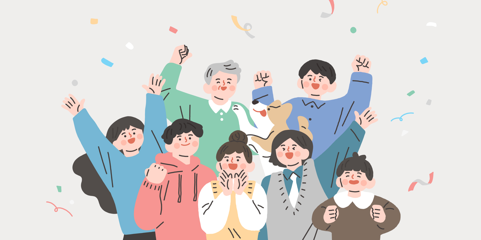 서로 어깨를 맞대고 앉은 사람들 - 지역의 상생과 연결